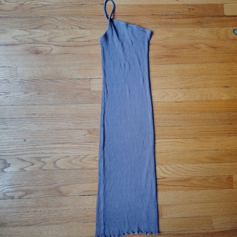 Back Beat Co Rib Knit Midi Dress - Picture 2 of 5